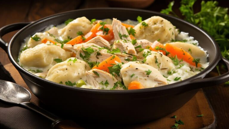 Crockpot Chicken and Dumplings