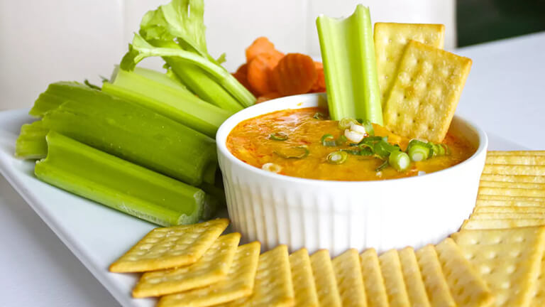 Crockpot Buffalo Chicken Dip