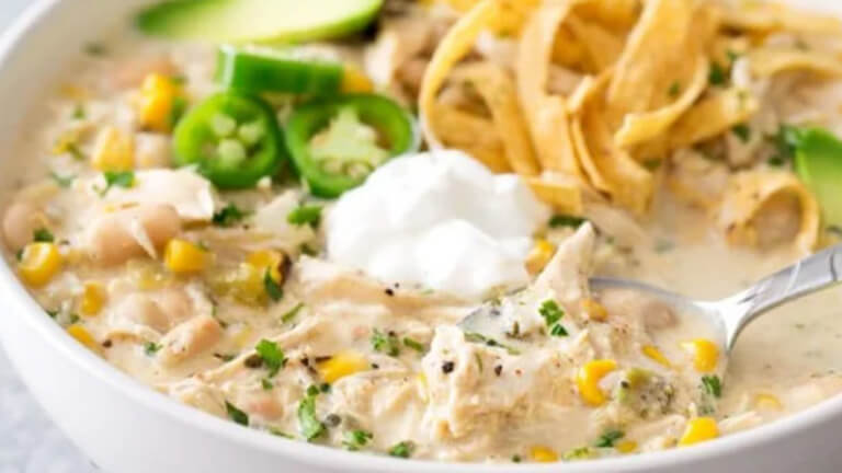 Crockpot White Chicken Chili